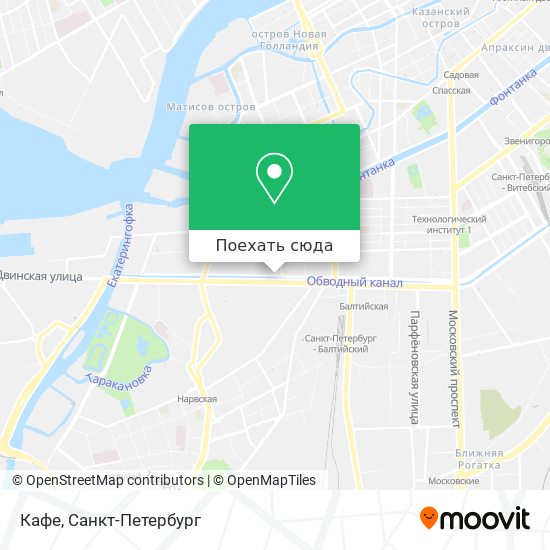 Карта Кафе