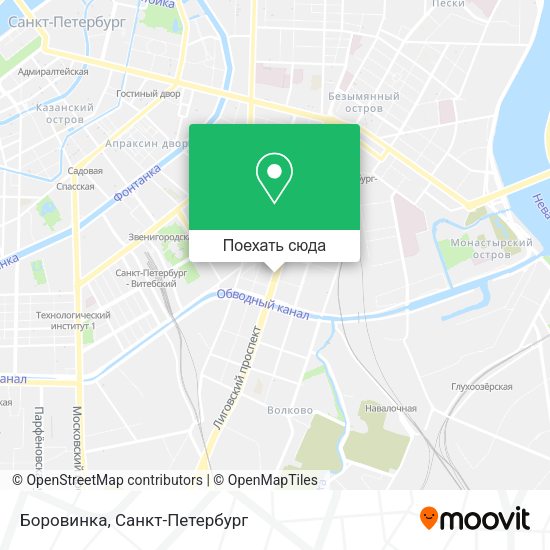 Карта Боровинка