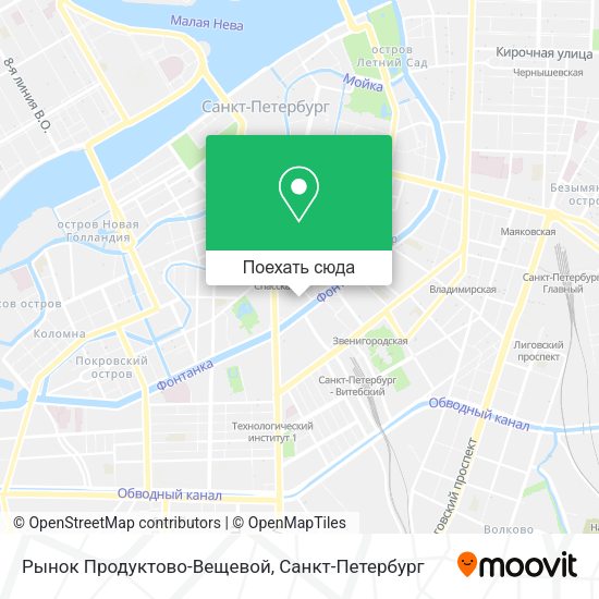 Карта Рынок Продуктово-Вещевой