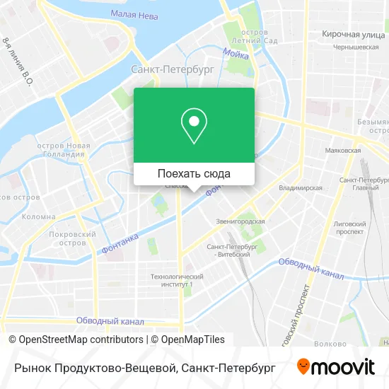 Карта Рынок Продуктово-Вещевой