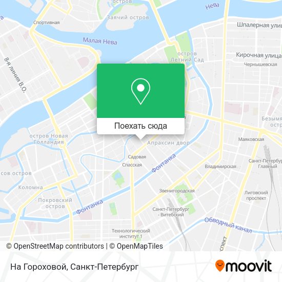 Карта На Гороховой