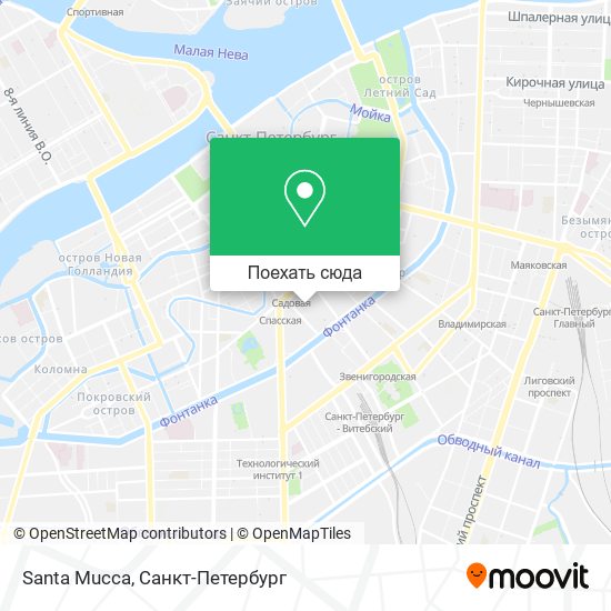 Карта Santa Mucca