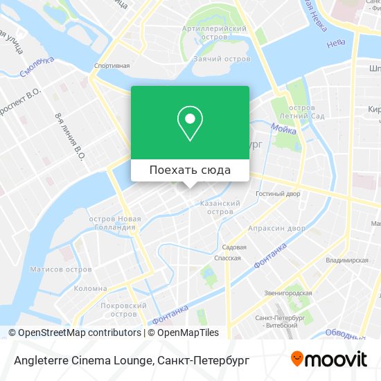 Карта Angleterre Cinema Lounge