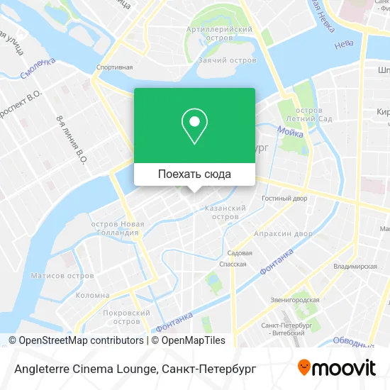 Карта Angleterre Cinema Lounge