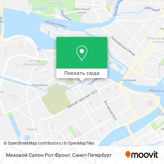 Карта Меховой Салон Рот-Фронт