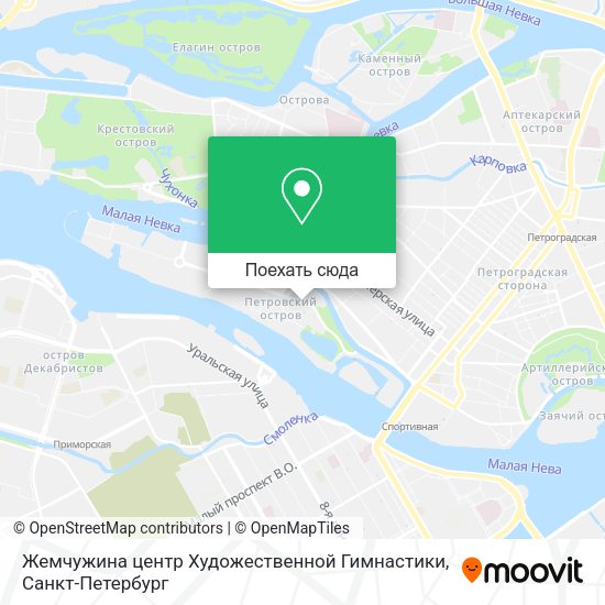 Карта Жемчужина центр Художественной Гимнастики