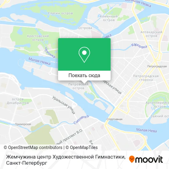 Карта Жемчужина центр Художественной Гимнастики