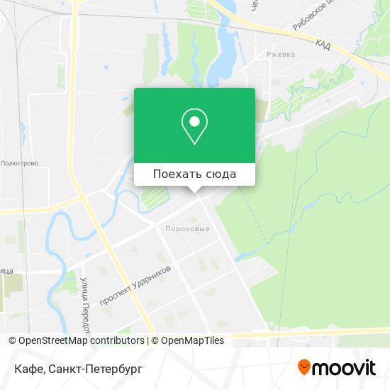Карта Кафе