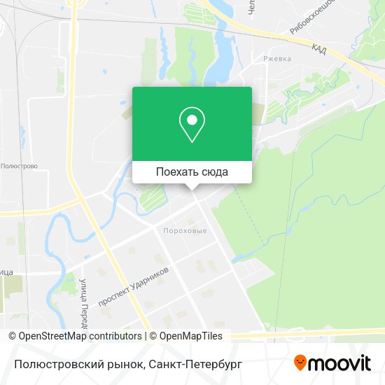 Карта Полюстровский рынок