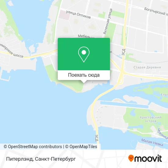 Карта Питерлэнд