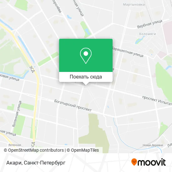 Карта Акари