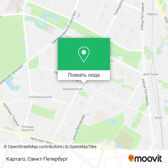 Карта Картаго