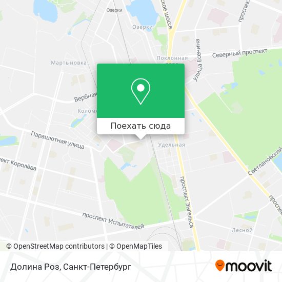 Карта Долина Роз