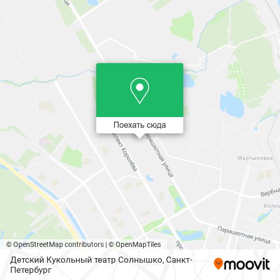 Карта Детский Кукольный театр Солнышко
