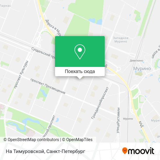 Карта На Тимуровской