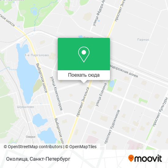 Карта Околица