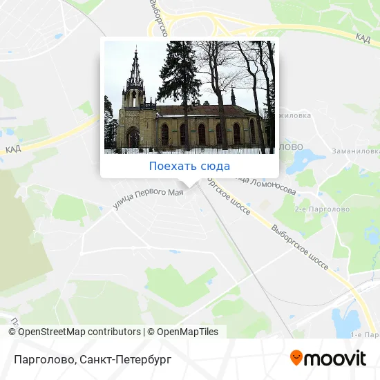 Карта Парголово