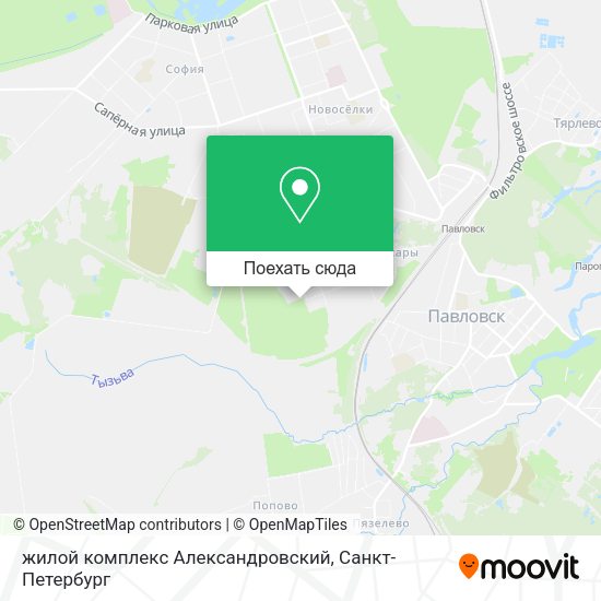 Карта жилой комплекс Александровский