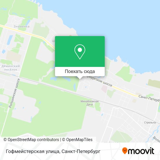 Карта Гофмейстерская улица
