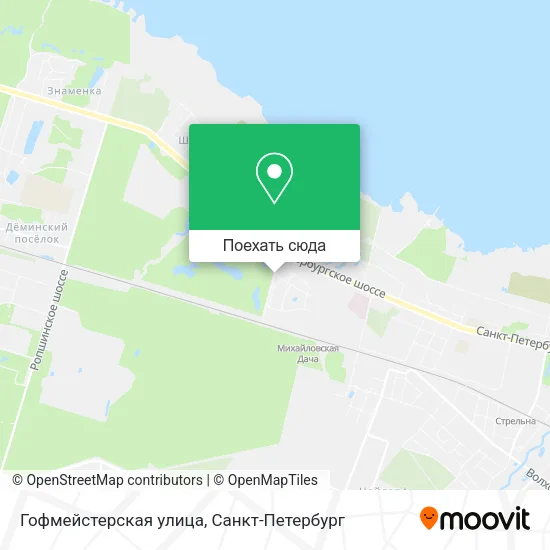 Карта Гофмейстерская улица