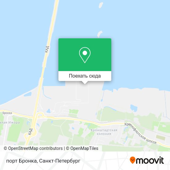 Карта порт Бронка