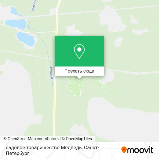 Карта садовое товарищество Медведь