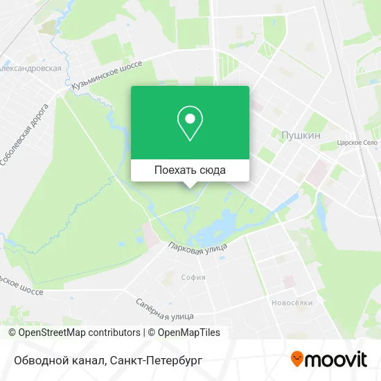 Карта Обводной канал