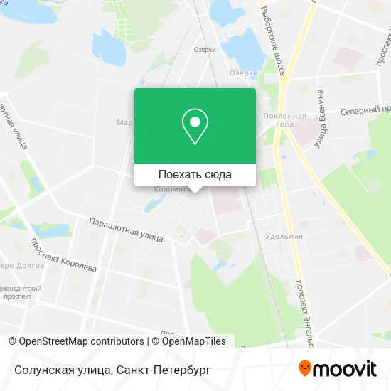 Карта Солунская улица