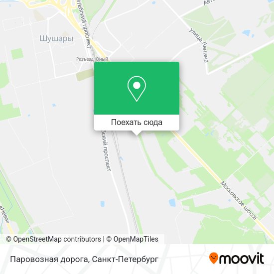 Карта Паровозная дорога