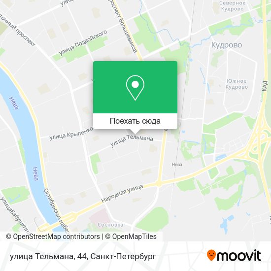Карта улица Тельмана, 44