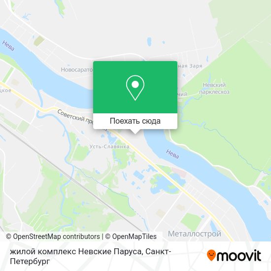 Карта жилой комплекс Невские Паруса