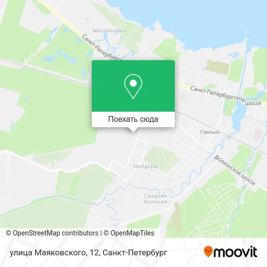 Карта улица Маяковского, 12