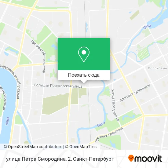 Карта улица Петра Смородина, 2