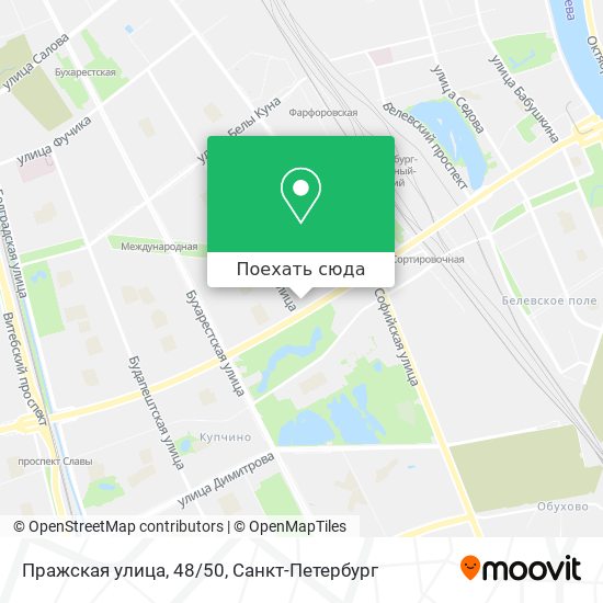 Карта Пражская улица, 48/50