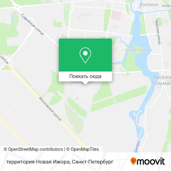 Карта территория Новая Ижора
