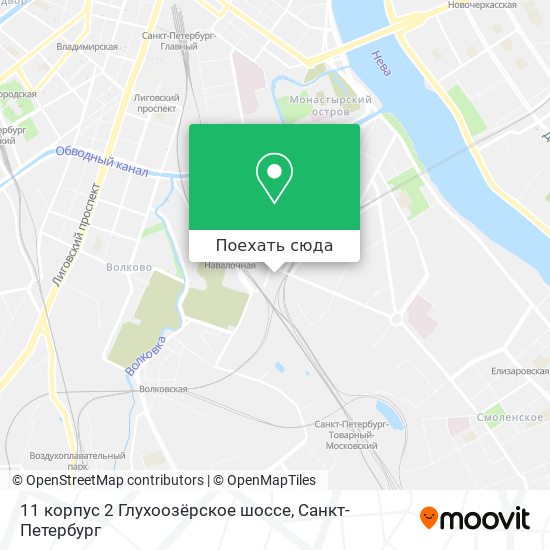 Карта 11 корпус 2 Глухоозёрское шоссе
