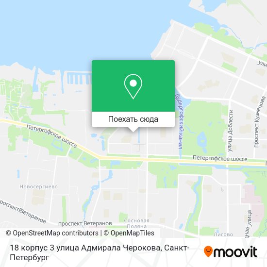 Карта 18 корпус 3 улица Адмирала Черокова