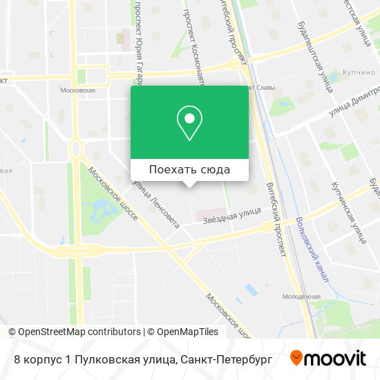 Карта 8 корпус 1 Пулковская улица