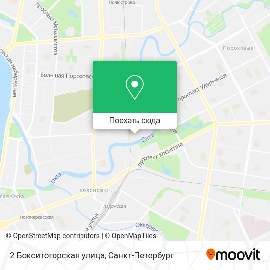 Карта 2 Бокситогорская улица