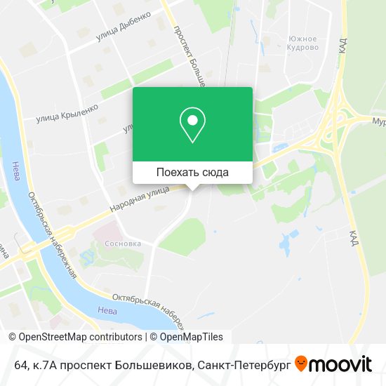 Карта 64, к.7А проспект Большевиков