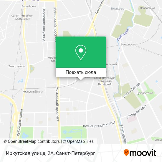 Карта Иркутская улица, 2А