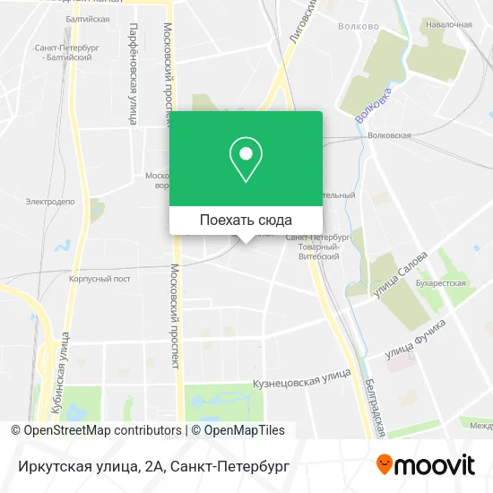 Карта Иркутская улица, 2А