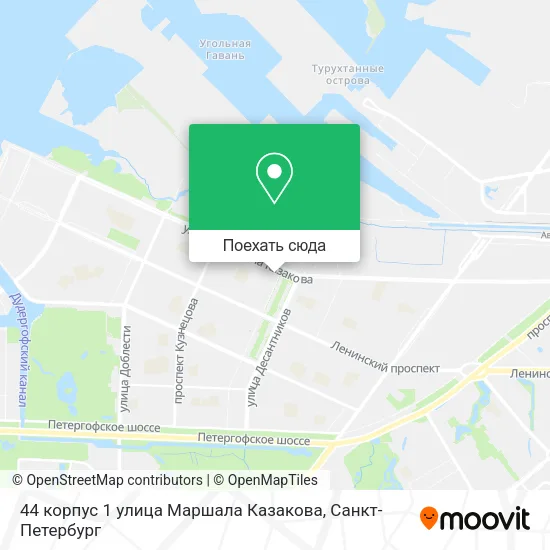 Карта 44 корпус 1 улица Маршала Казакова