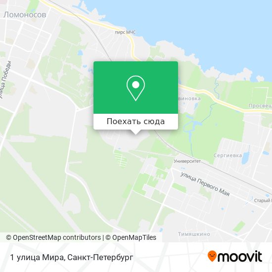 Карта 1 улица Мира