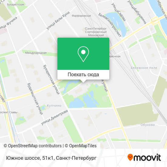 Карта Южное шоссе, 51к1