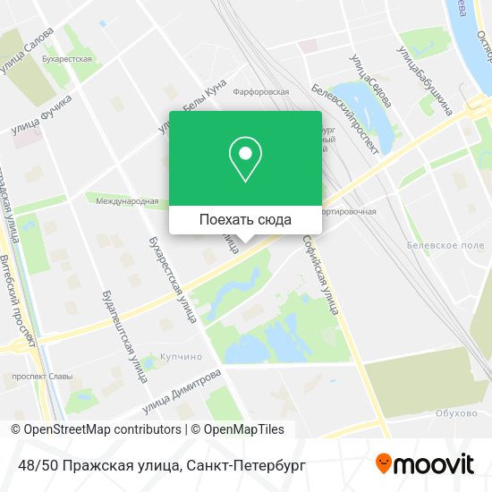 Карта 48/50 Пражская улица
