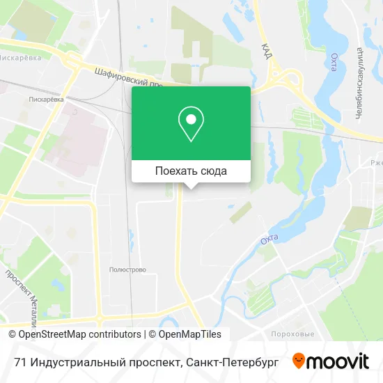 Карта 71 Индустриальный проспект