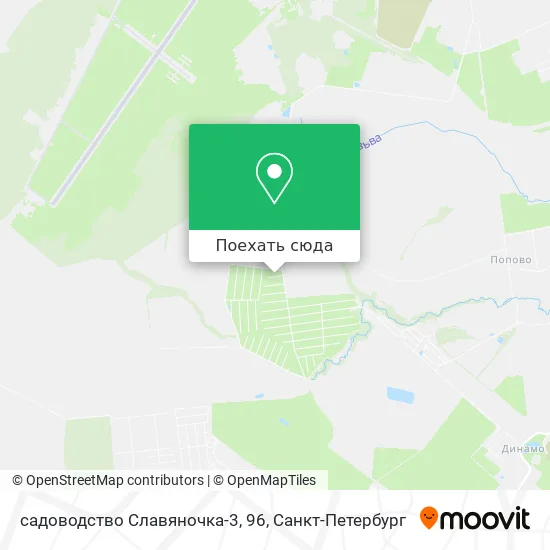 Карта садоводство Славяночка-3, 96