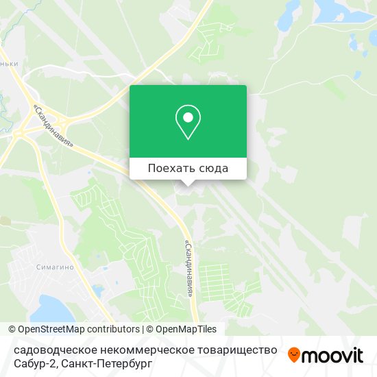 Карта садоводческое некоммерческое товарищество Сабур-2
