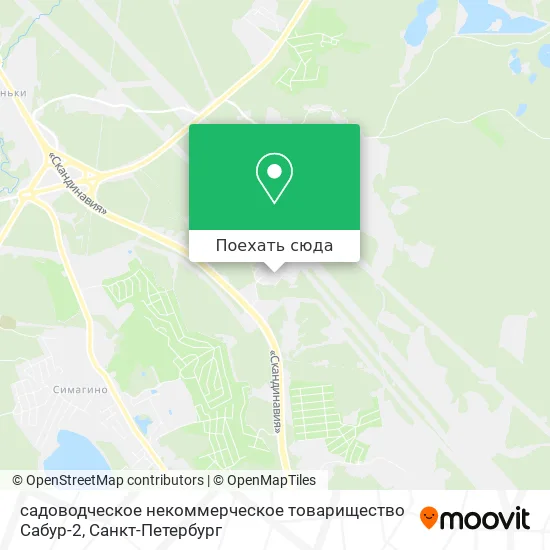 Карта садоводческое некоммерческое товарищество Сабур-2